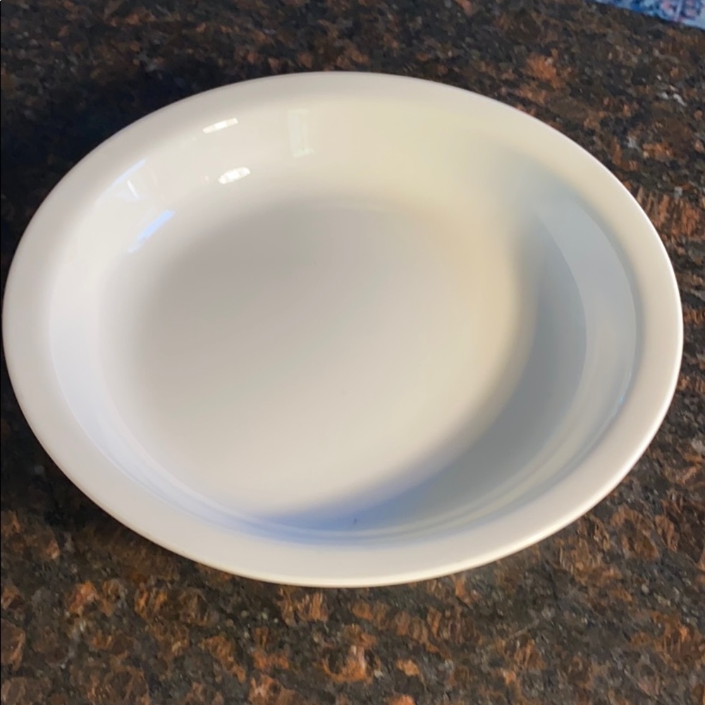 1 Corelle White 9” Pie Plate Simply Lite